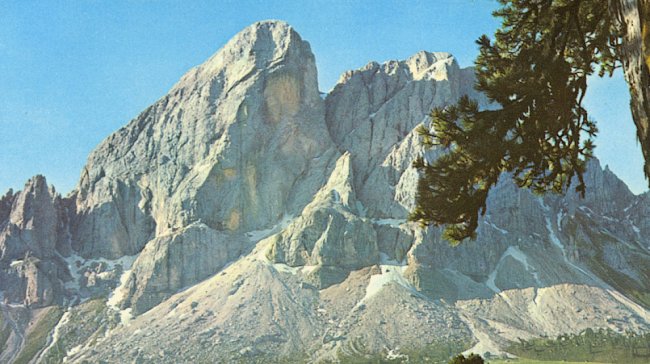 Peitlerkofel in the Italian Dolomites