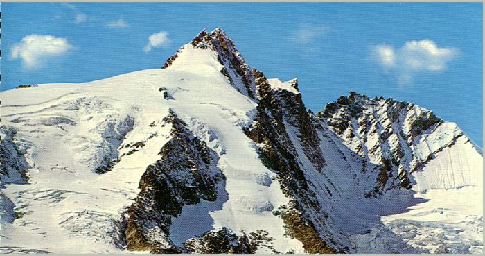 Gross Glockner and Hofmann's Glacier in the Hohe Tauern of Austria