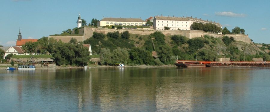 Petrovaradin Fortress across Danube River from Novi Sad