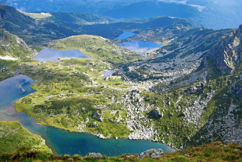 Lakes in the Rila Mountains of Bulgaria