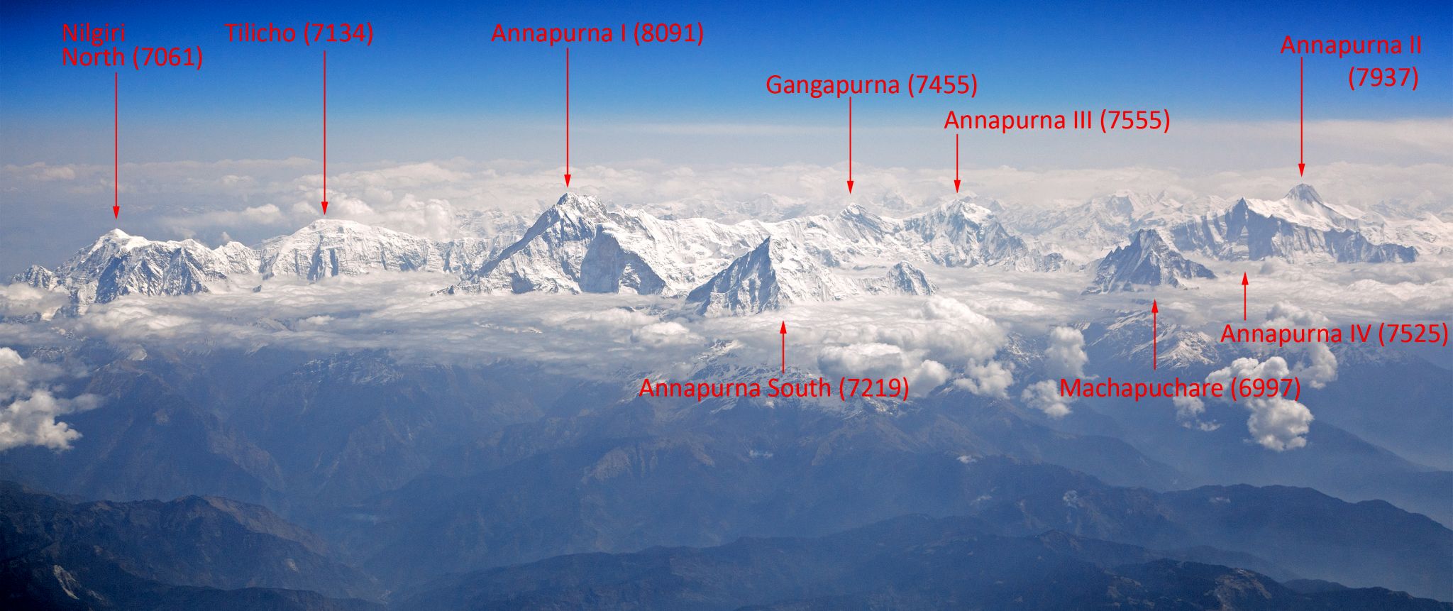 Peaks of the Annapurna Himal