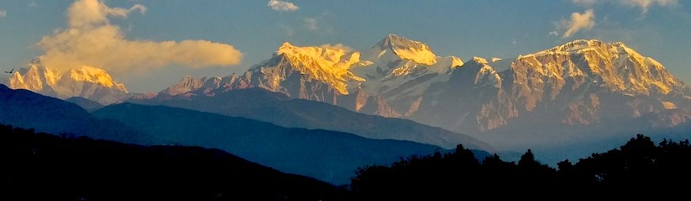 Annapurna Himal and Lamjung Himal