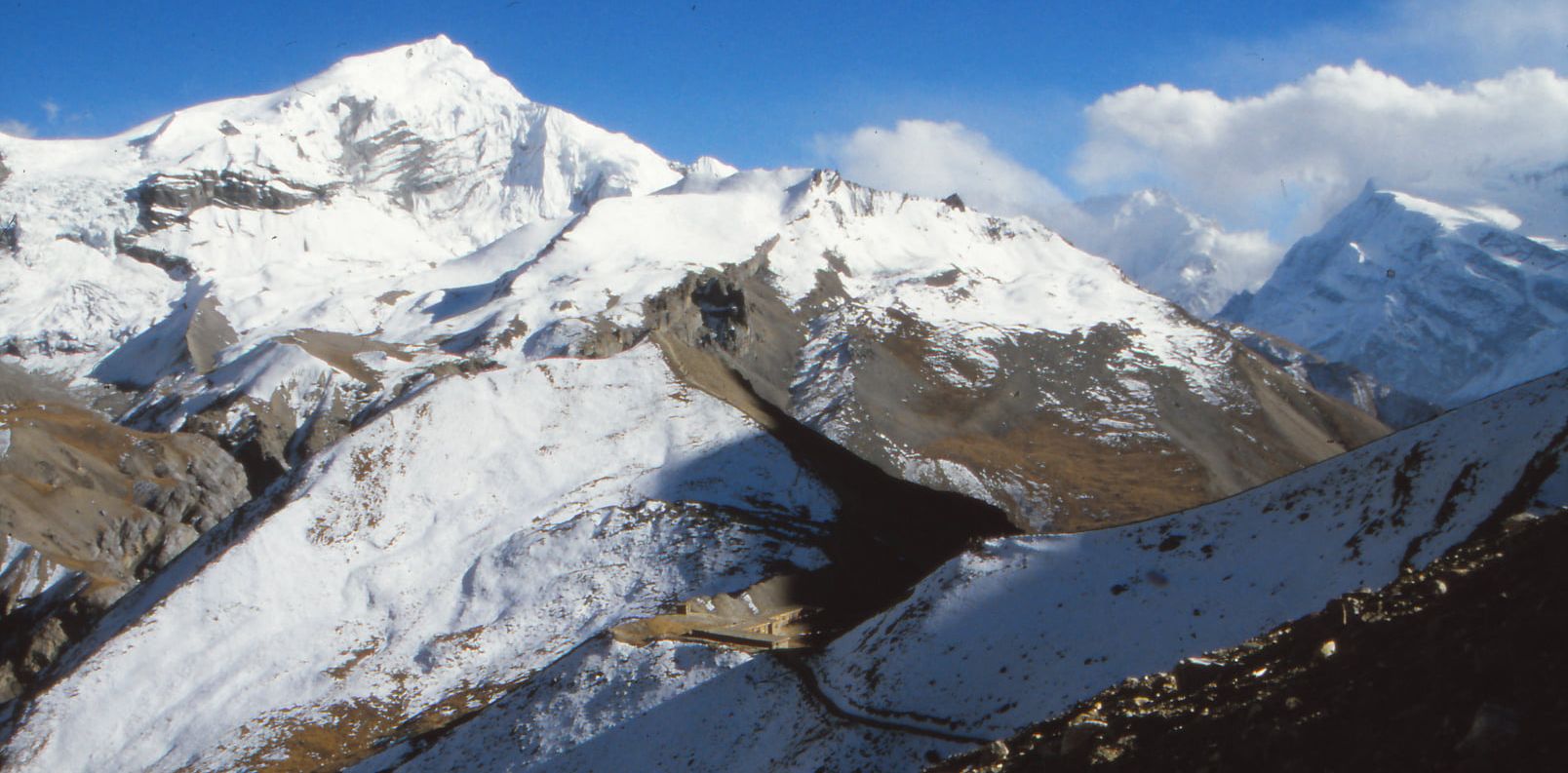 Chulu Peak from above High Camp
