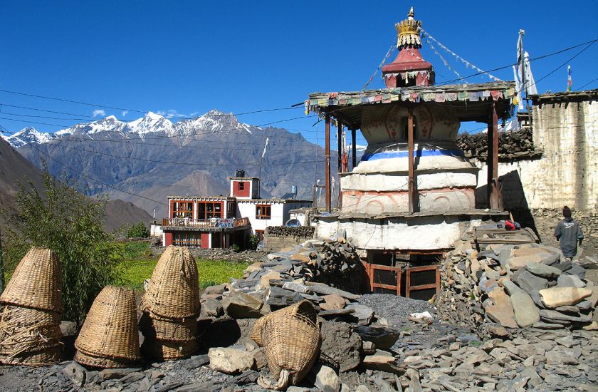 Buddhist Stupa in Jarkot / Jaricot Village