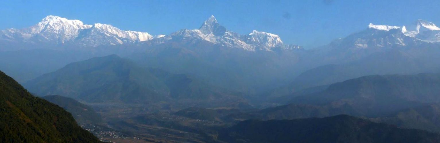 Annapurna Himal, Macchapucchre ( Fishtail Mountain ) and Annapurna IV, Annapurna II