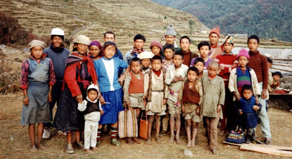 Sherpa Schoolchildren at Kiraule