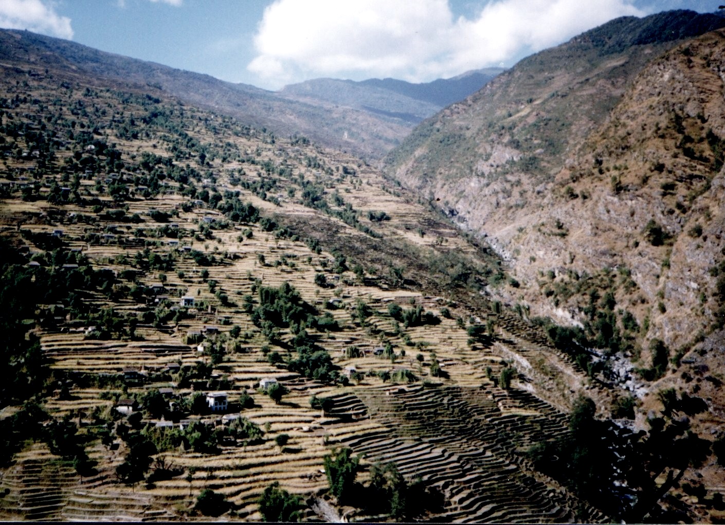 Terraced Hillsides around Bung