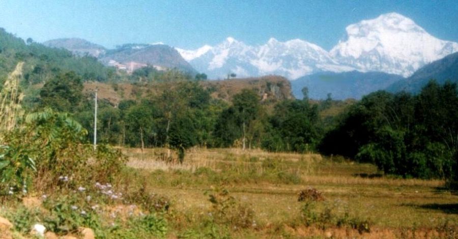 Mount Dhaulagiri from Baglung