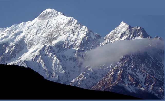 Nilgiri Peaks from Kali Gandaki Valley