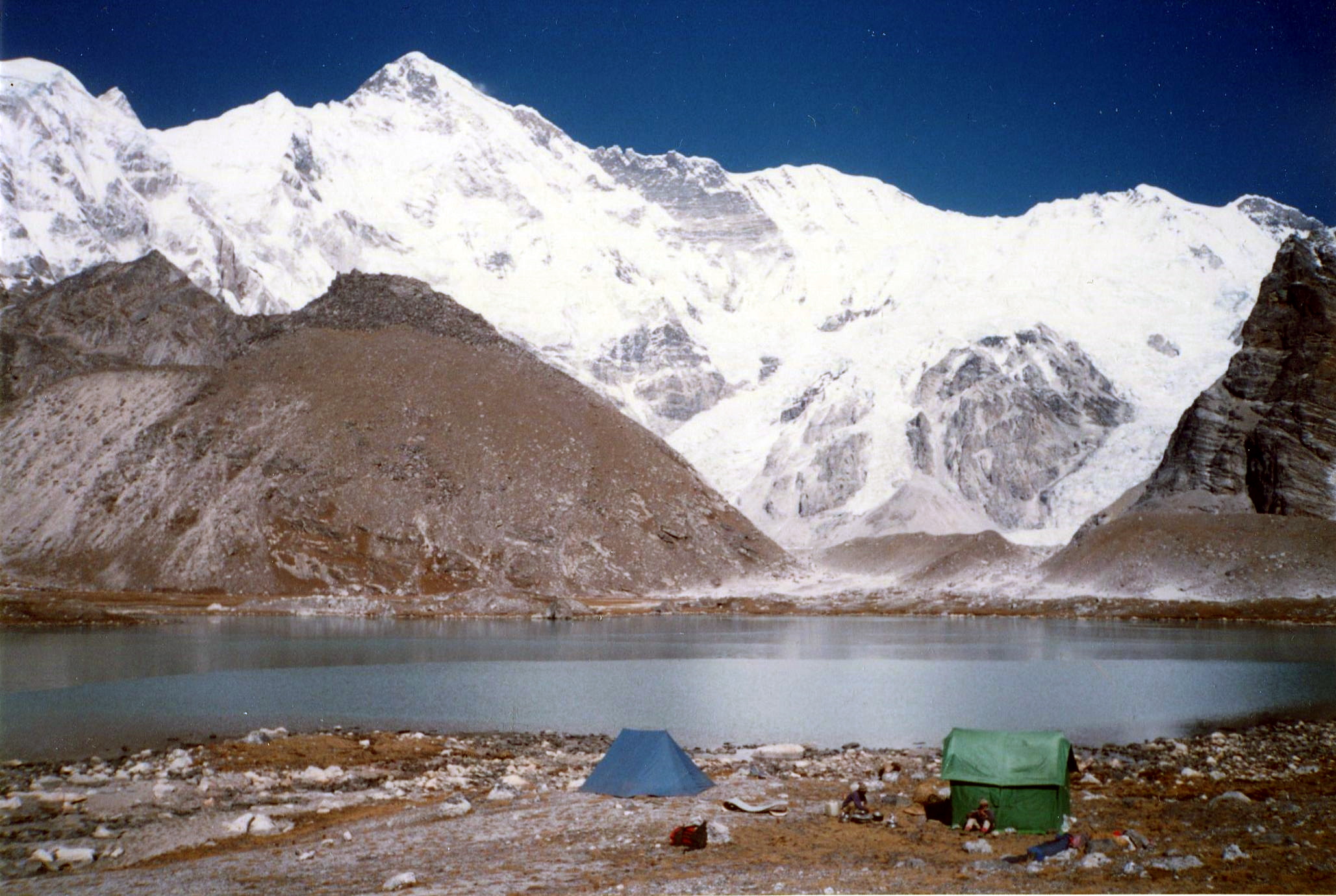 Cho Oyu from the Khumbu Panch Pokhari
