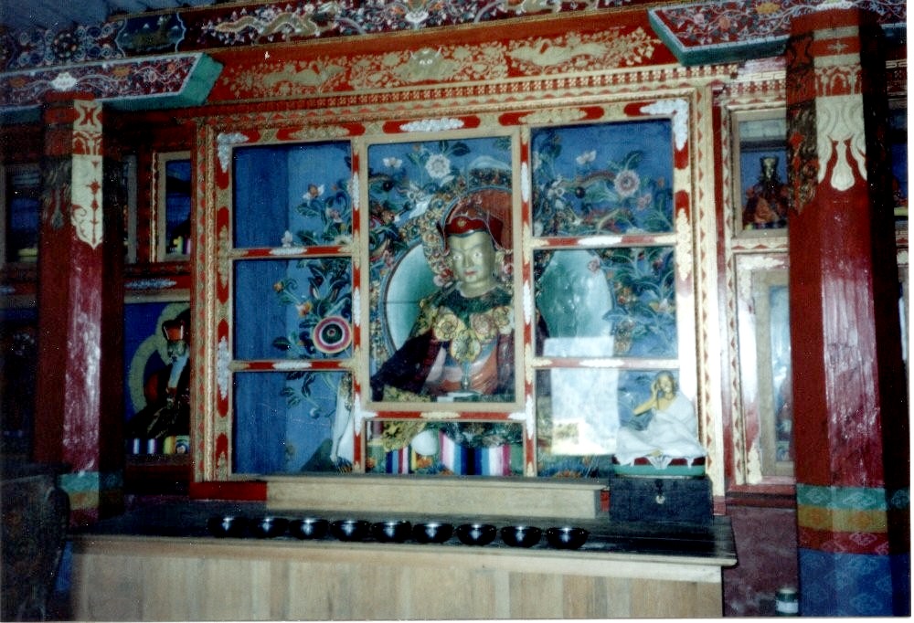Inside Bakong Gompa ( Bakang / Bakhang / Bakangghyang / Bhakhani ) in the Helambu District
