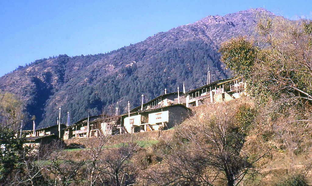 Tharke Ghyang Village in the Helambu district of the Nepal Himalaya