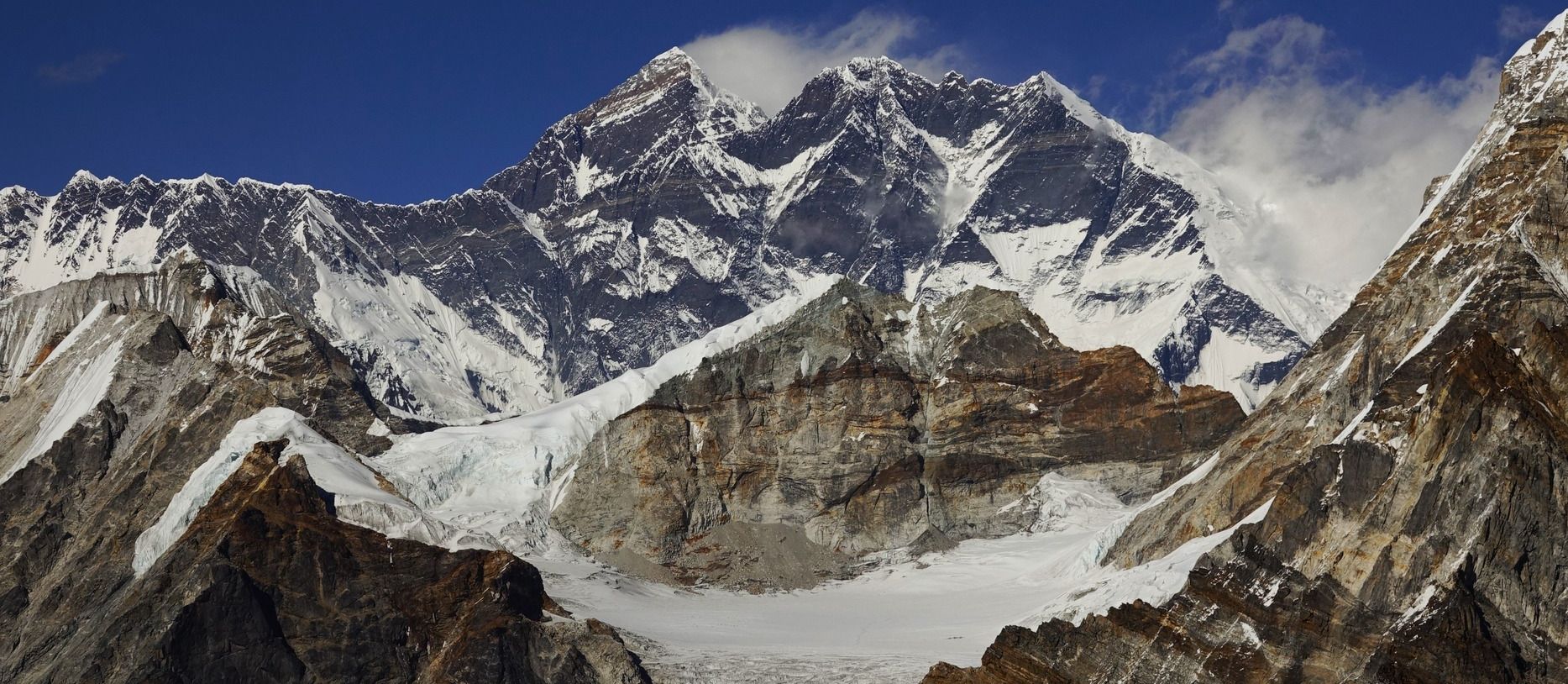 Nuptse, Everest and Lhotse