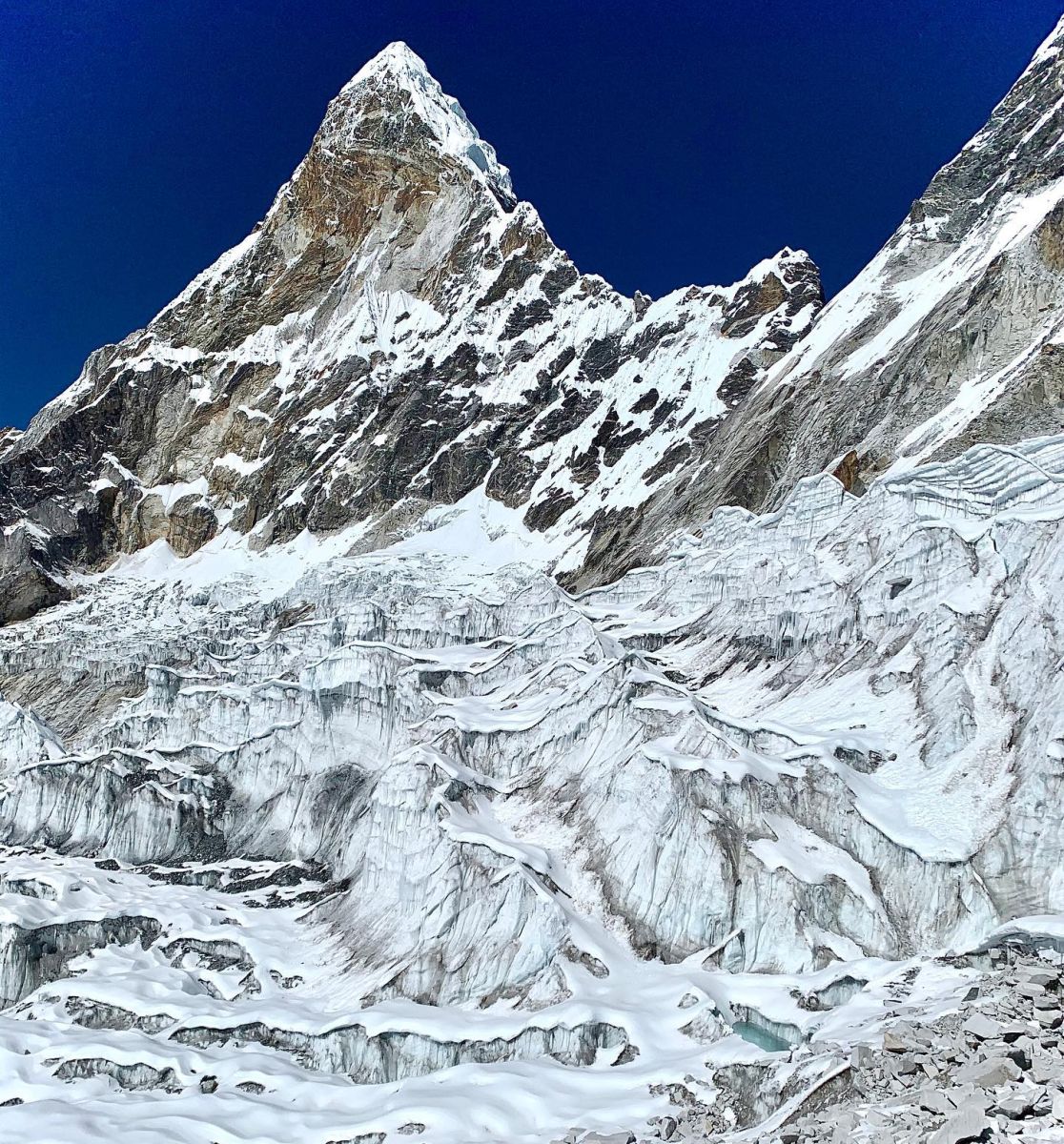 Ama Dablam above Nare Glacier