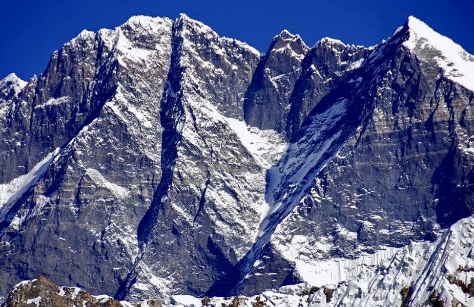 Lhotse  from Hongu Valley