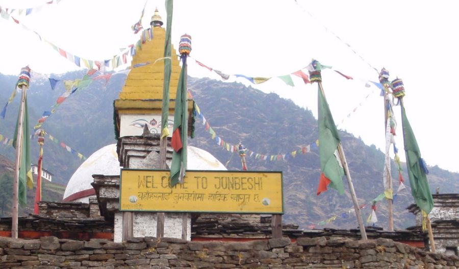 Prayer Flags and Stupa