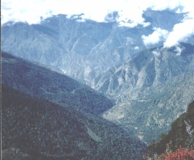 Ascent route from Nosempati to Jugal Panch Pokhari