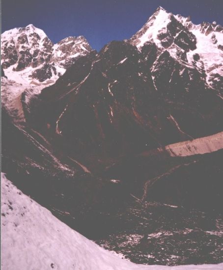 Balephi Glacier in the Jugal Himal