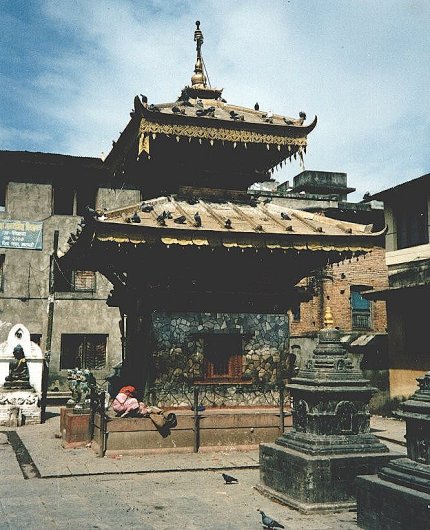Small Temple in Kathmandu