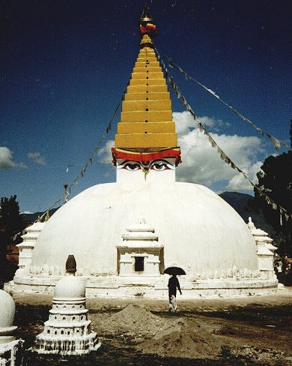 Small Stupa near Chabil in Kathmandu