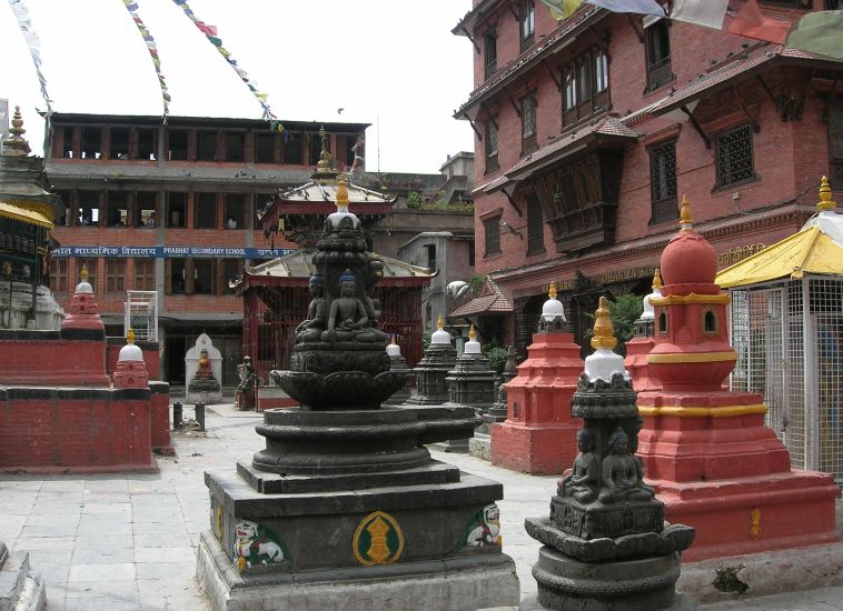 Stupa in Durbar Square in Kathmandu