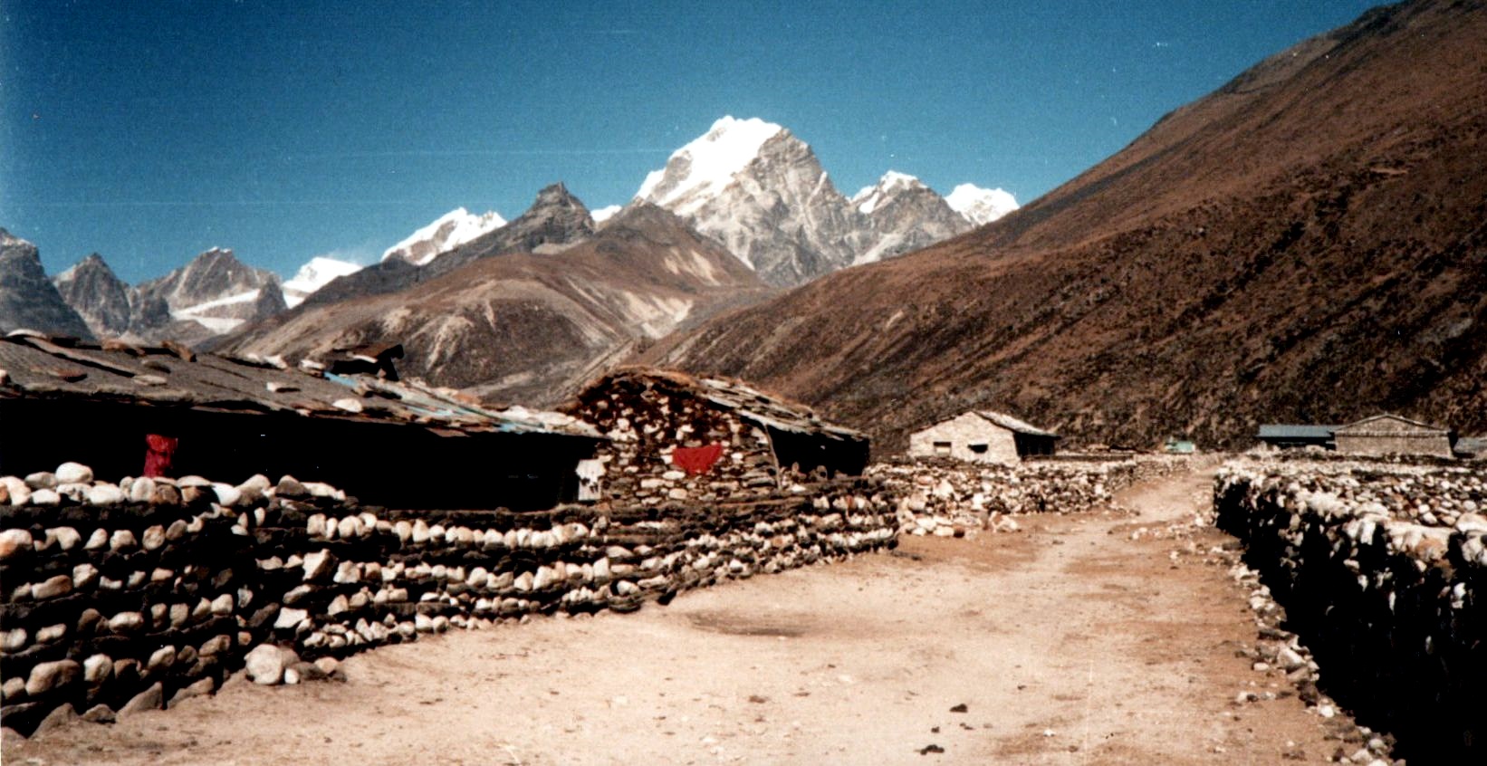 Mount Taboche from Pheriche on route to Everest Base Camp