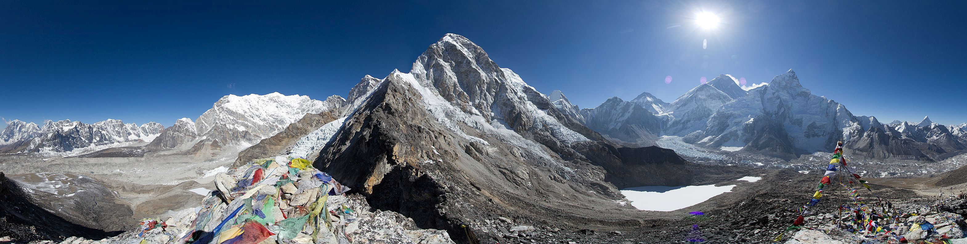 Mt. Pumori and Khumbu Glacier