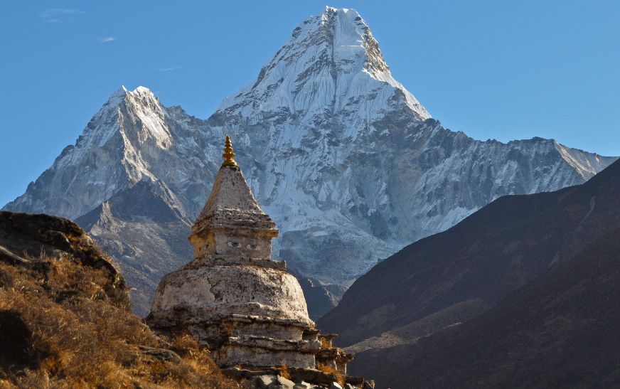 Ama Dablam on route from Thyangboche to Pangboche