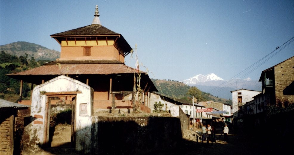 Lamjung Himal from Besisahar