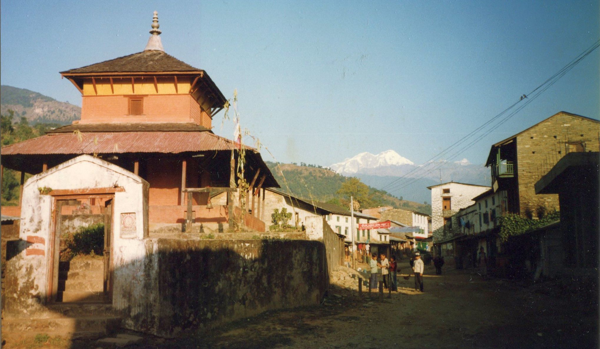 Lamjung Himal from Besisahar