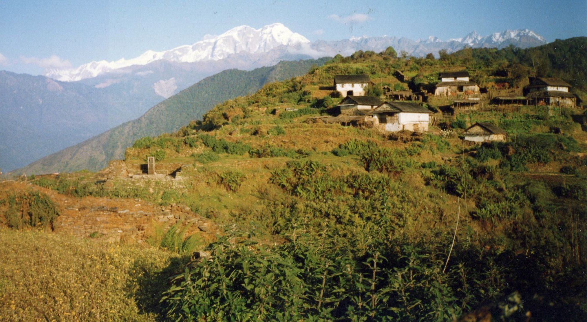 The Lamjung Himal from Ganpokhara