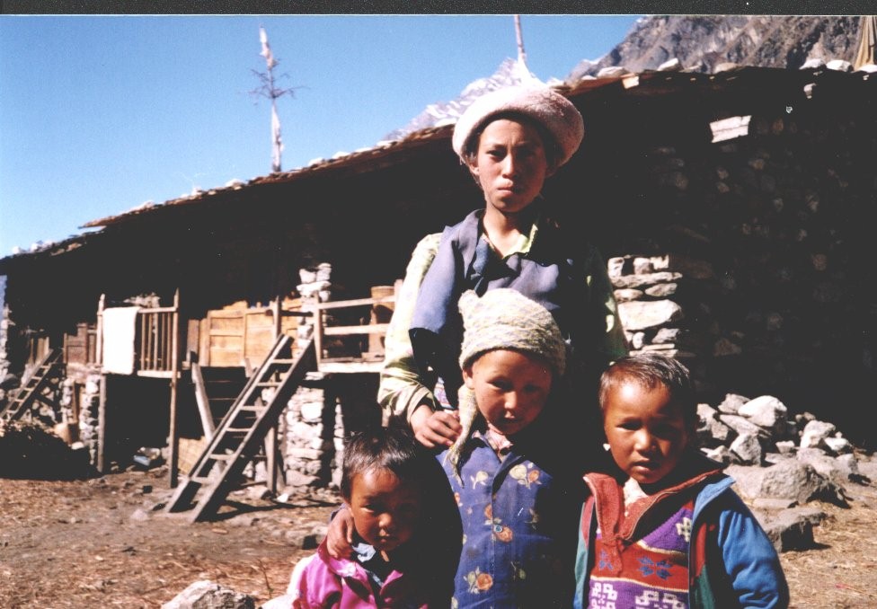 Sherpa children in Langtang Valley