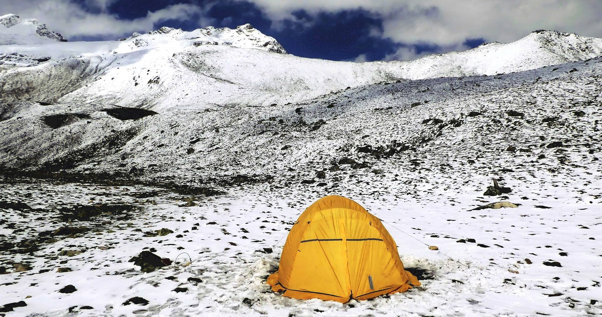 Camp beneath Yala Peak