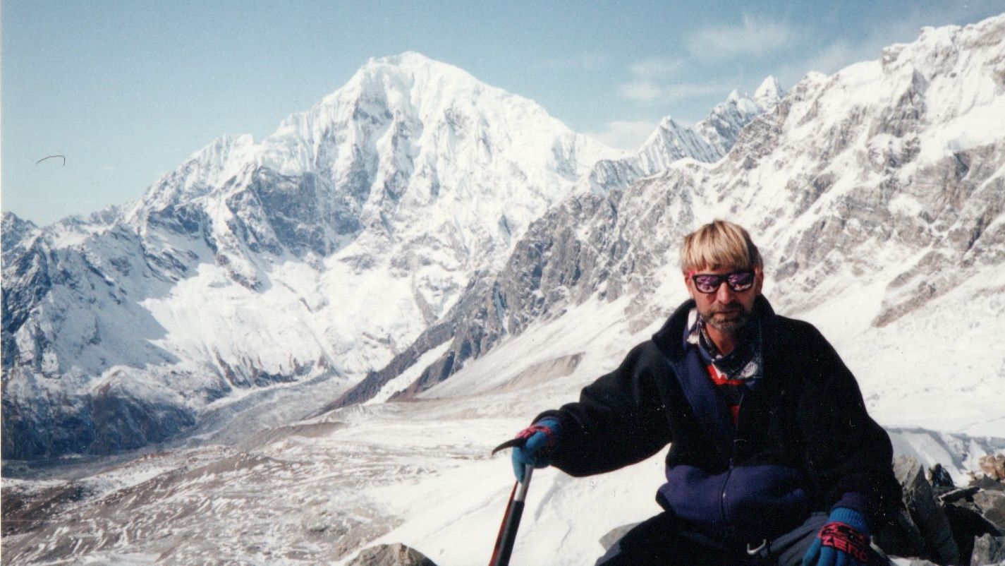 On summit of Yala Peak with Langtang Lirung in background