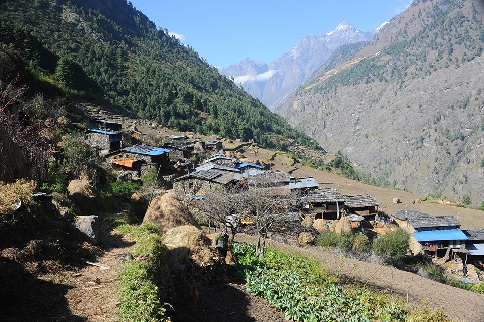 Ngyak Village in the Buri Gandaki River Valley