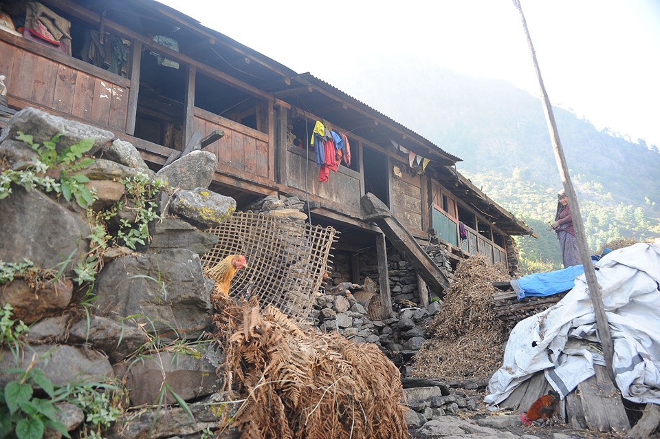 Ngyak Village in the Buri Gandaki River Valley
