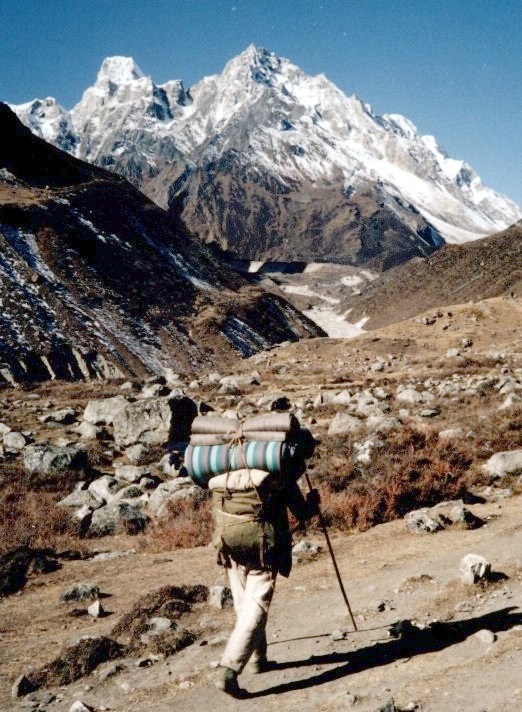 Approach to Larkya La from Samdu Village in the Buri Gandaki Valley
