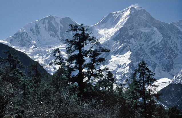 Mount Manaslu from the North-West