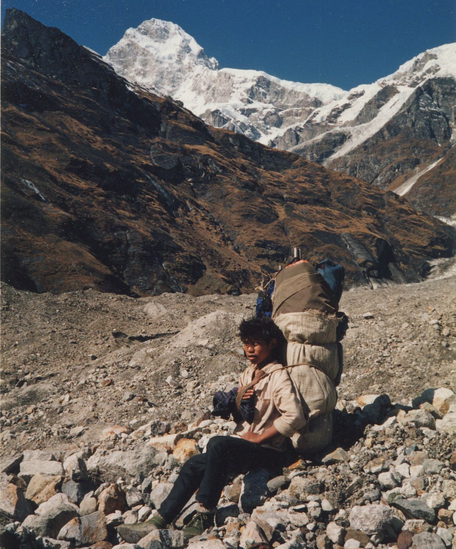 Himalchuli from Chuling Glacier
