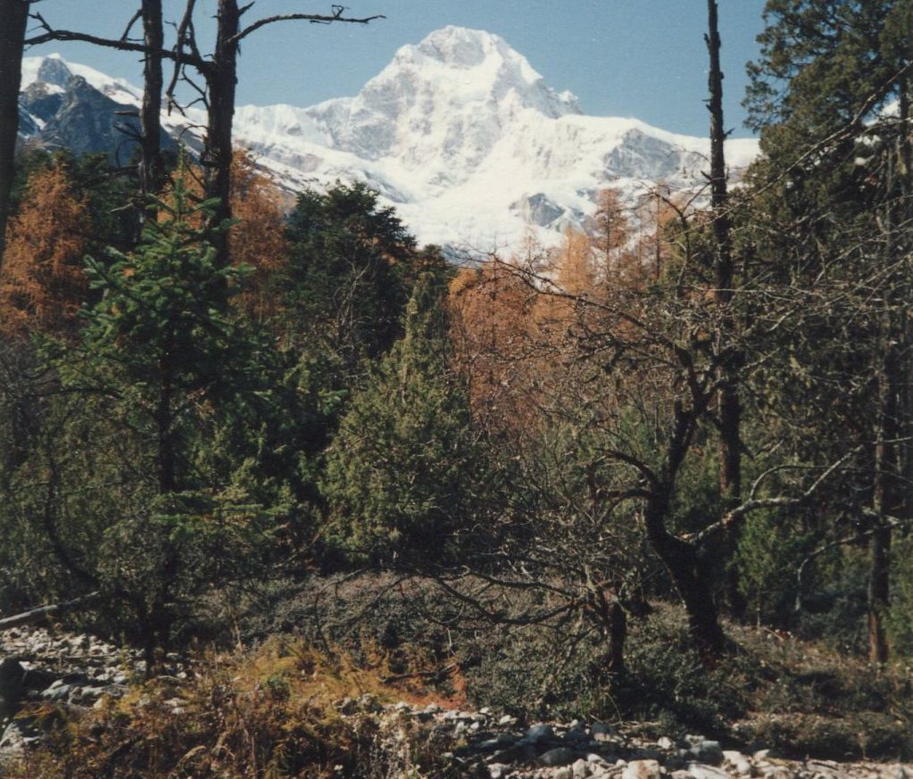 Himalchuli from Chuling Valley