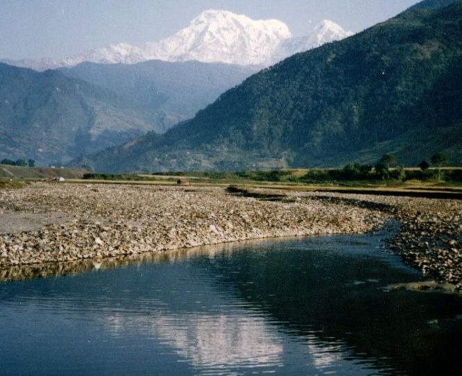 Annapurna South Peak from the Mardi Khola