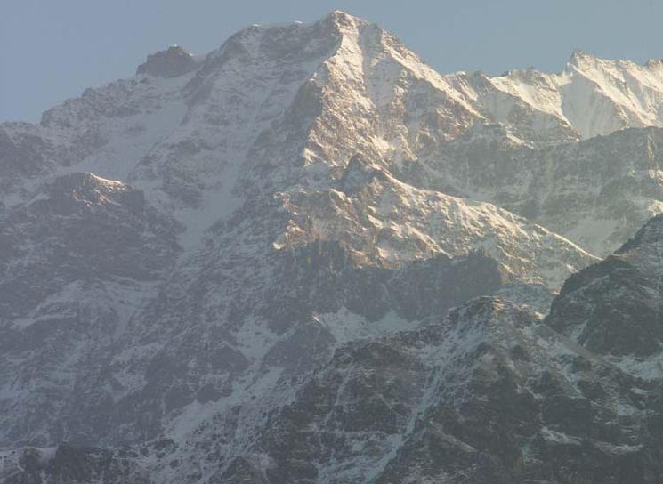 Mardi Himal - one of the " Trekking Peaks " of the Nepal Himalaya