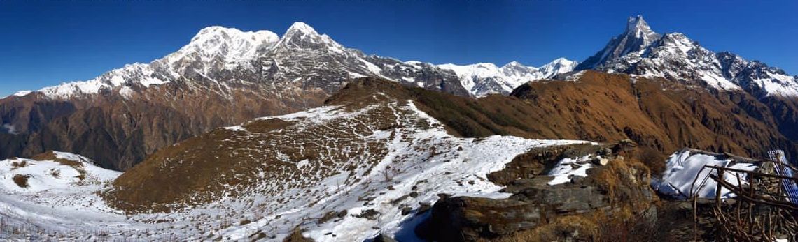 Annapurna South Peak, Hiunchuli and Macchapucchre