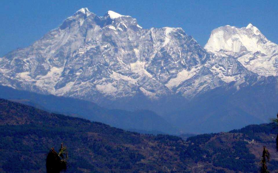 Mounts Gauri Shankar and Menlungtse