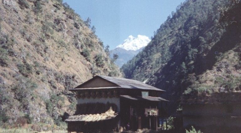 Mt.Gauri Shankar from the Tamba Khosi Valley
