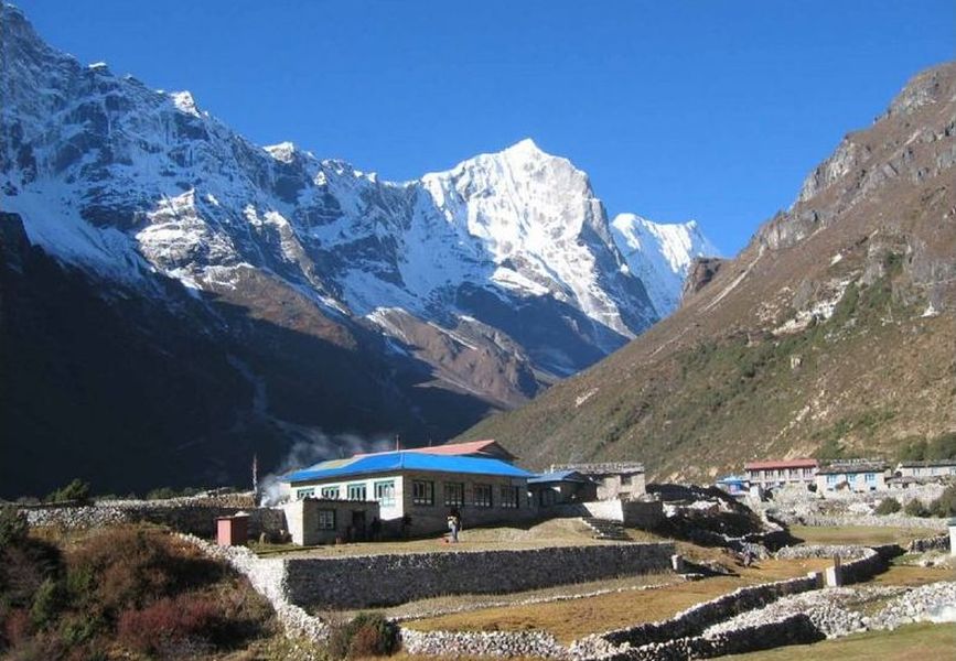Thame Village in the Khumbu Region