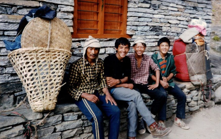 Nepalese Trekking Crew - Cook, Sirdar, Kitchen Boy, Porter