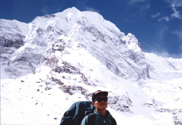 Mt.Hiunchuli from South Annapurna Glacier