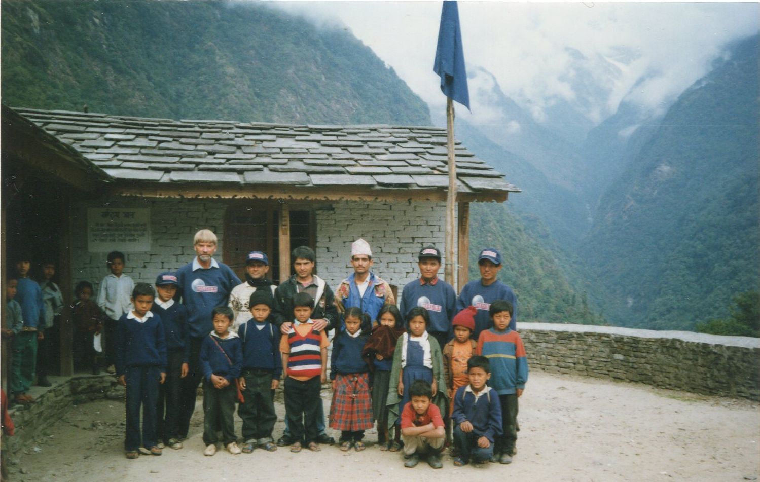 Nepalese Schoolchildren at Landrung Village