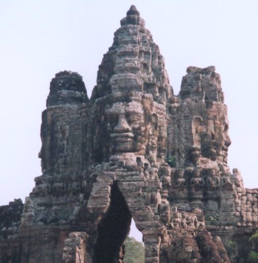 Gateway to Angkor Thom in northern Cambodia